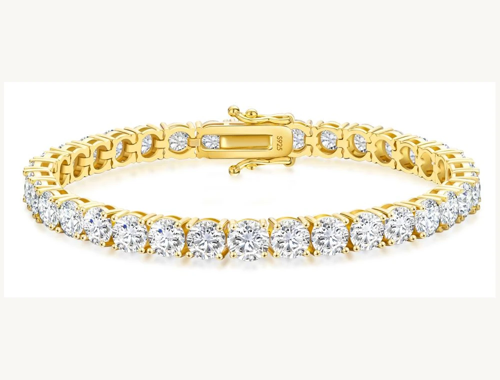 Rare Hour gold tennis bracelet